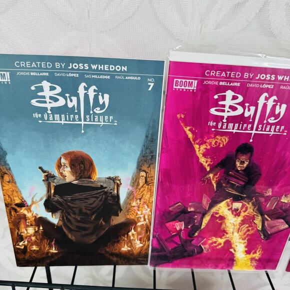 Buffy Vampire Slayer 4-7 & Hellmouth 1-2 Lot Boom Ring Of Fire Jenny Frison - Picture 2 of 5